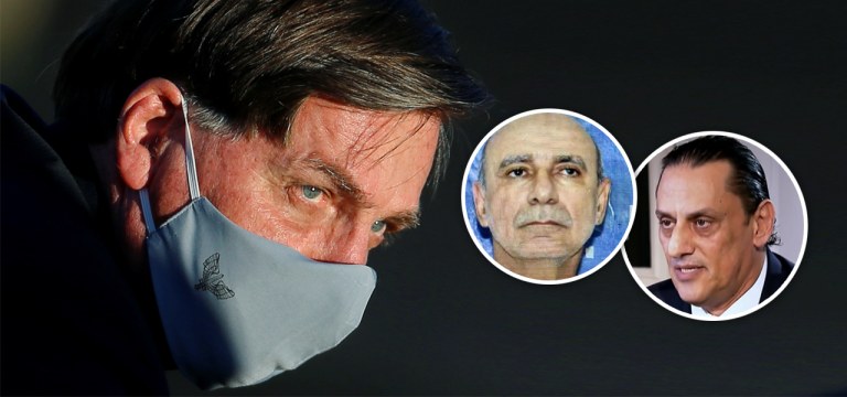 Jair Bolsonaro, Fabrício Queiroz e Frederick Wassef