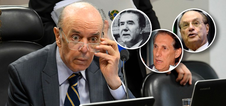 José Serra, Adhemar de Barros, Orestes Quércia e Paulo Maluf