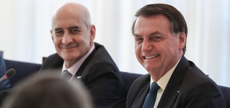 Luiz Eduardo Ramos e Jair Bolsonaro