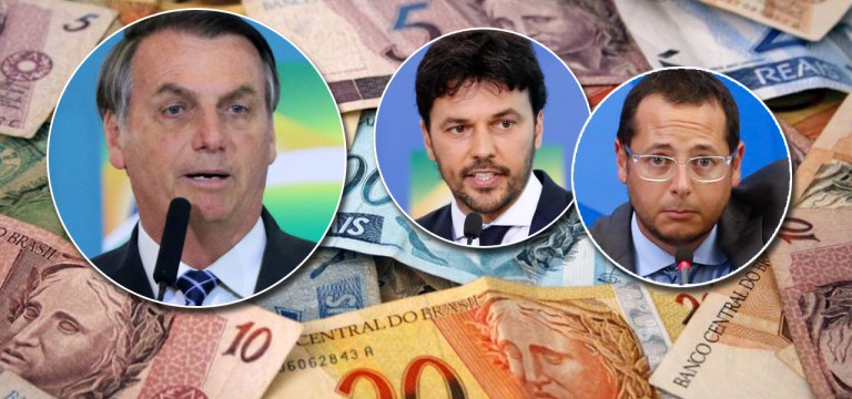 Jair Bolsonaro, Fábio Faria e Fabio Wajngarten