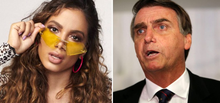 Anitta e Jair Bolsonaro