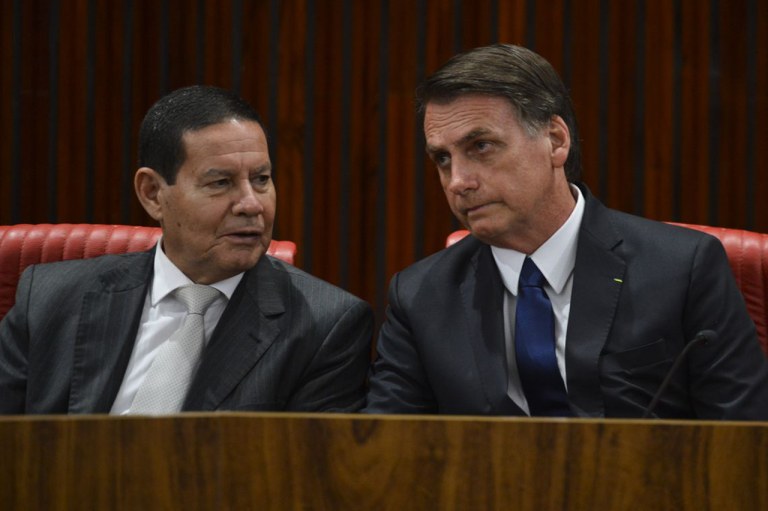 Hamilton Mourão e Jair Bolsonaro