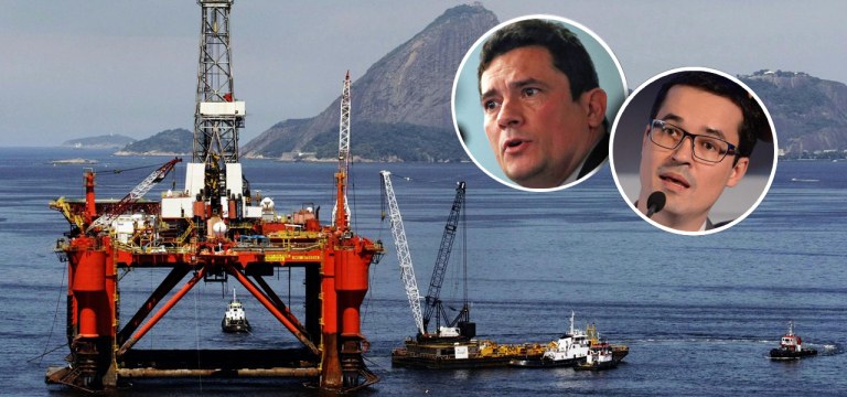 Plataforma de petróleo, Sérgio Moro e Deltan Dallagnol