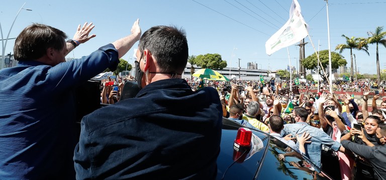 (Belém - PA, 13/08/2020) Presidente da República, Jair Bolsonaro, em Visita ao Porto de Belém