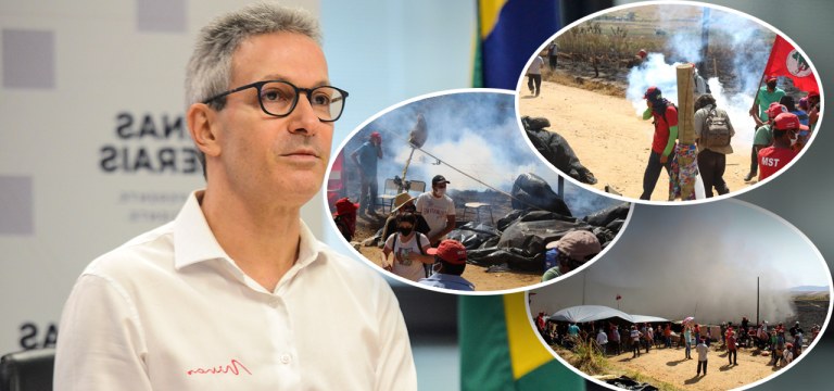 Romeu Zema e invasão no Quilombo Campo Grande