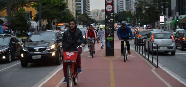 Ciclovia da Avenida Paulista, em São Paulo
