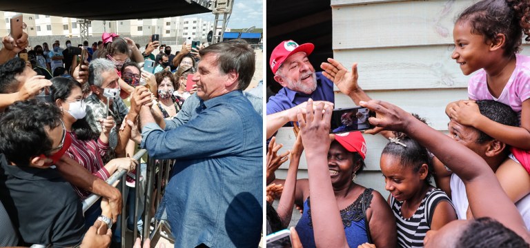 Jair Bolsonaro e Lula
