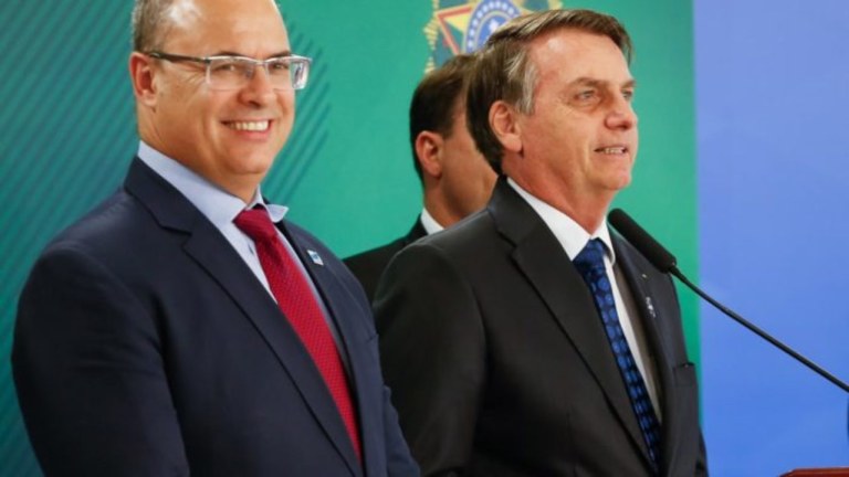 Jair Bolsonaro e Wilson Witzel