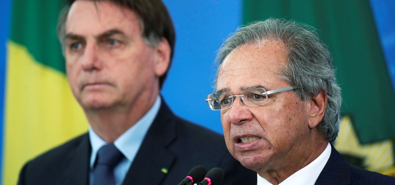Jair Bolsonaro e Paulo Guedes