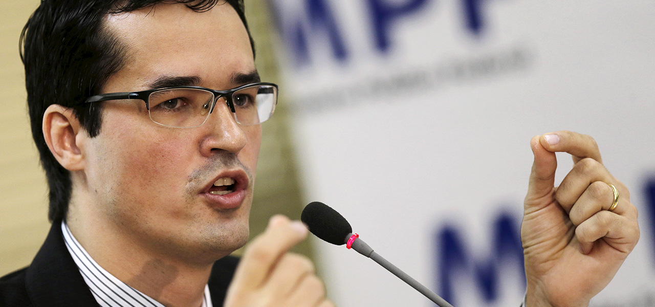 Procurador da República Deltan Dallagnol durante evento em Brasília 20/03/2015