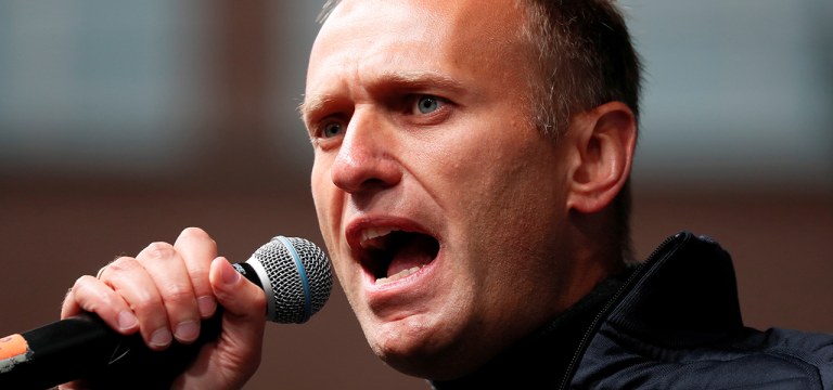 Líder da oposição russa Alexei Navalny 27/08/2019