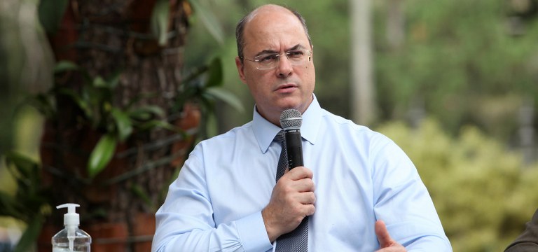 O governador do Rio de Janeiro, Wilson Witzel.