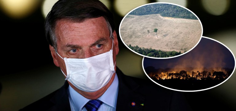 Jair Bolsonaro e queimadas na Amazônia