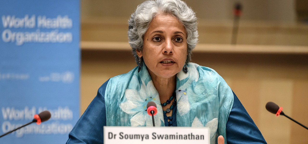 Cientista-chefe da OMS, Soumya Swaminathan 03/07/2020