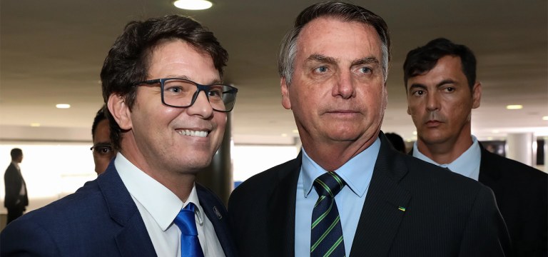 Mário Frias e Jair Bolsonaro