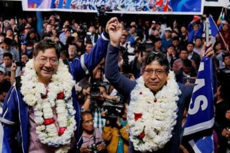 A chapa presidencial do MAS