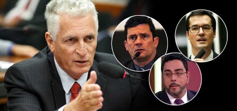 Rogério Correia, Sergio Moro, Marcelo Bretas e Deltan Dallagnol