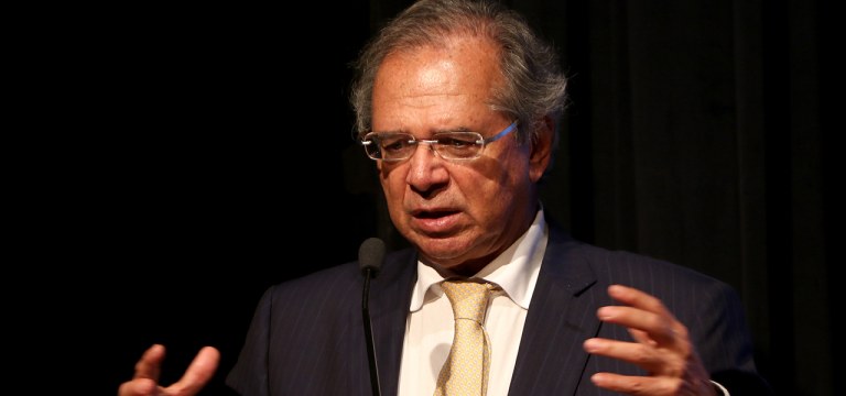 O ministro da Economia, Paulo Guedes, faz palestra de encerramento do Seminário de Abertura do Legislativo de 2020