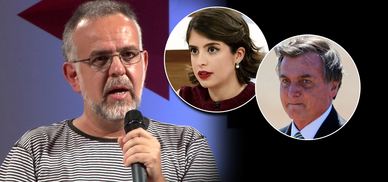 Kiko Nogueira, Tabata Amaral e Jair Bolsonaro
