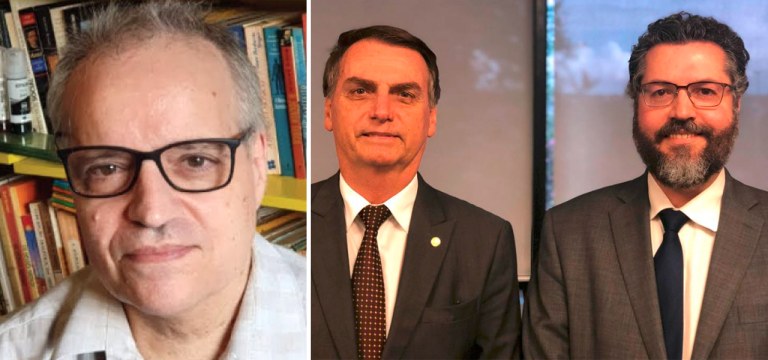Marcelo Zero, Jair Bolsonaro e Ernesto Araújo