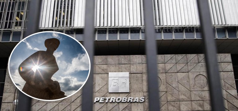 Fachada do STF e Petrobras