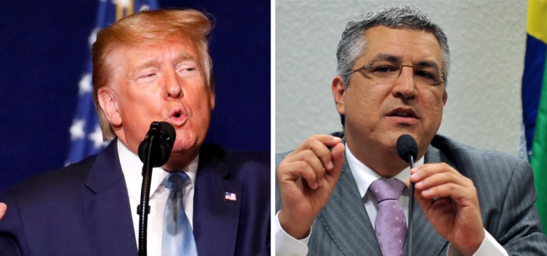 Donald Trump e Alexandre Padilha