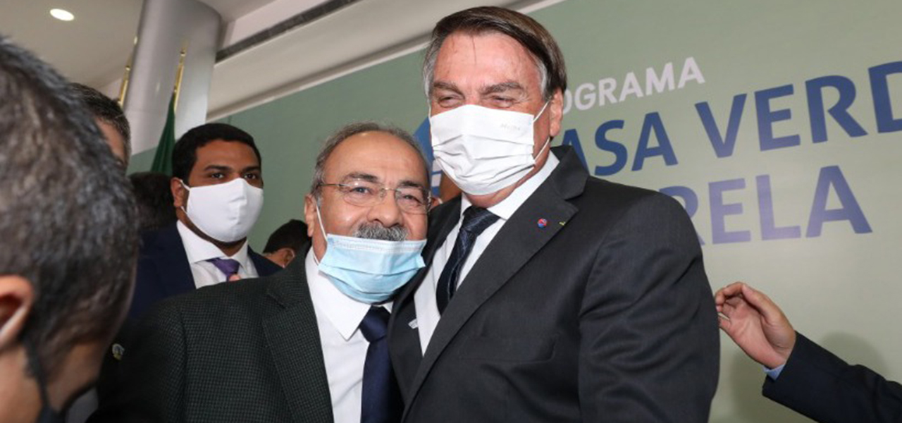Chico Rodrigues e Jair Bolsonaro