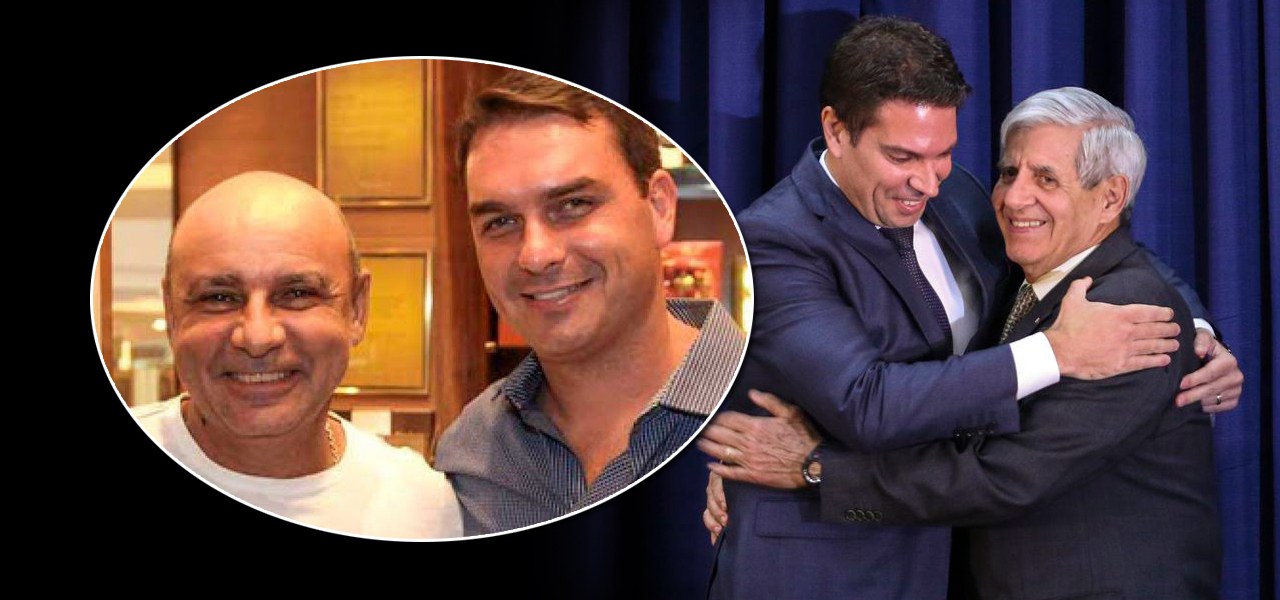 Fabricio Queiroz, Flavio Bolsonaro, Alexandre Ramagem e Augusto Heleno