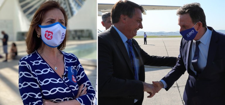 Martha Rocha, Bolsonaro com Crivella