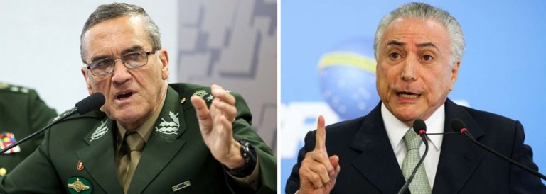 General Villas-Bôas e Michel Temer