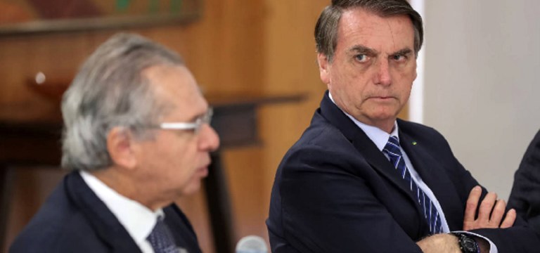 Paulo Guedes e Jair Bolsonaro