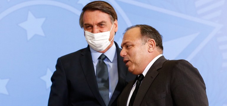 Jair Bolsonaro e Eduardo Pazuello