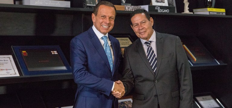 João Doria e Hamilton Mourão