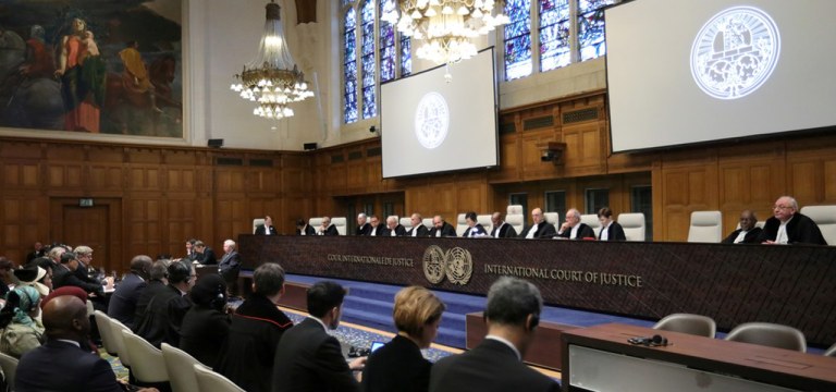 Corte Internacional de Justiça da ONU em Haia, na Holanda.