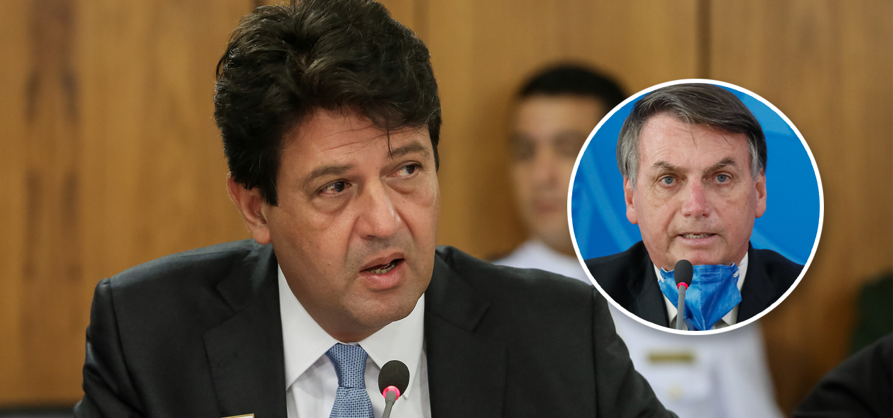 Luiz Henrique Mandetta e Jair Bolsonaro