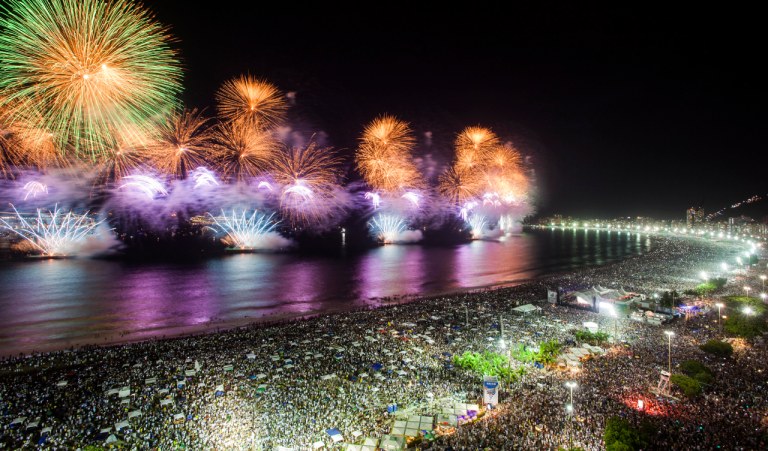 Reveillon na Praia de Copacabana Foto: Gabriel Monteiro | Riotur