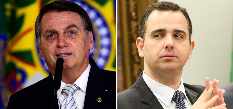 Jair Bolsonaro e Rodrigo Pacheco