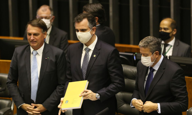 Jair Bolsonaro, Rodrigo Pacheco e Arthur Lira