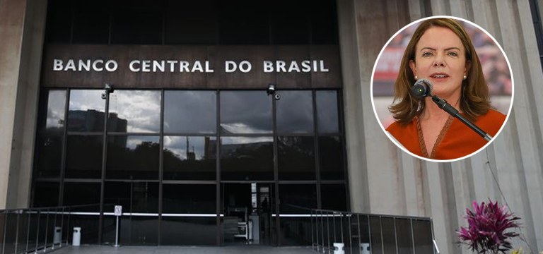 Gleisi Hoffmann e Banco Central