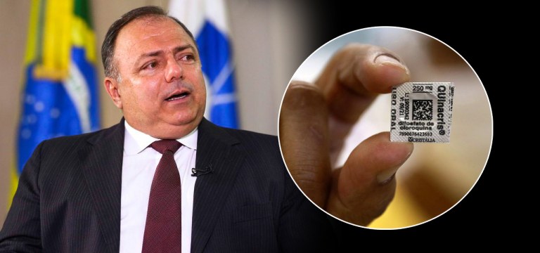 Ministro Eduardo Pazuello e a cloroquina