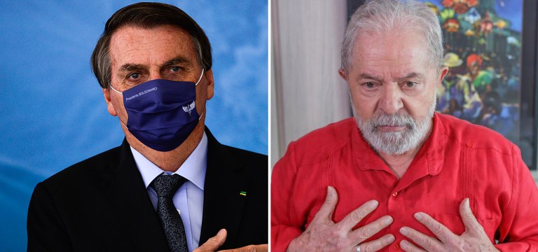 Lula e Bolsonaro