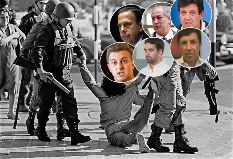 Em cima: João Doria, Ciro Gomes e Luiz Henrique Mandetta. Embaixo: Luciano Huck, Eduardo Leite e João Amoêdo