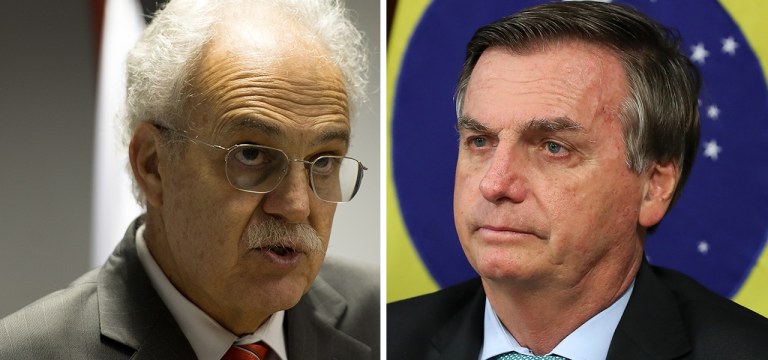Carlos Nobre e Jair Bolsonaro