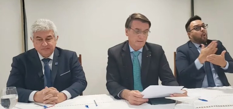 Marcos Pontes e Jair Bolsonaro