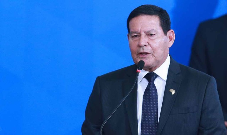 O vice-presidente da república, general Hamilton Mourão
