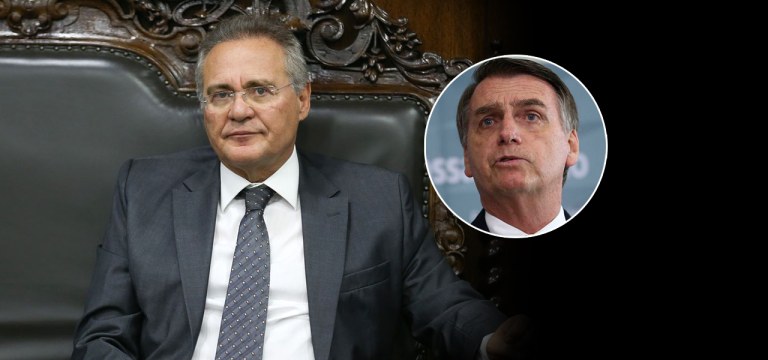 Renan Calheiros e Bolsonaro