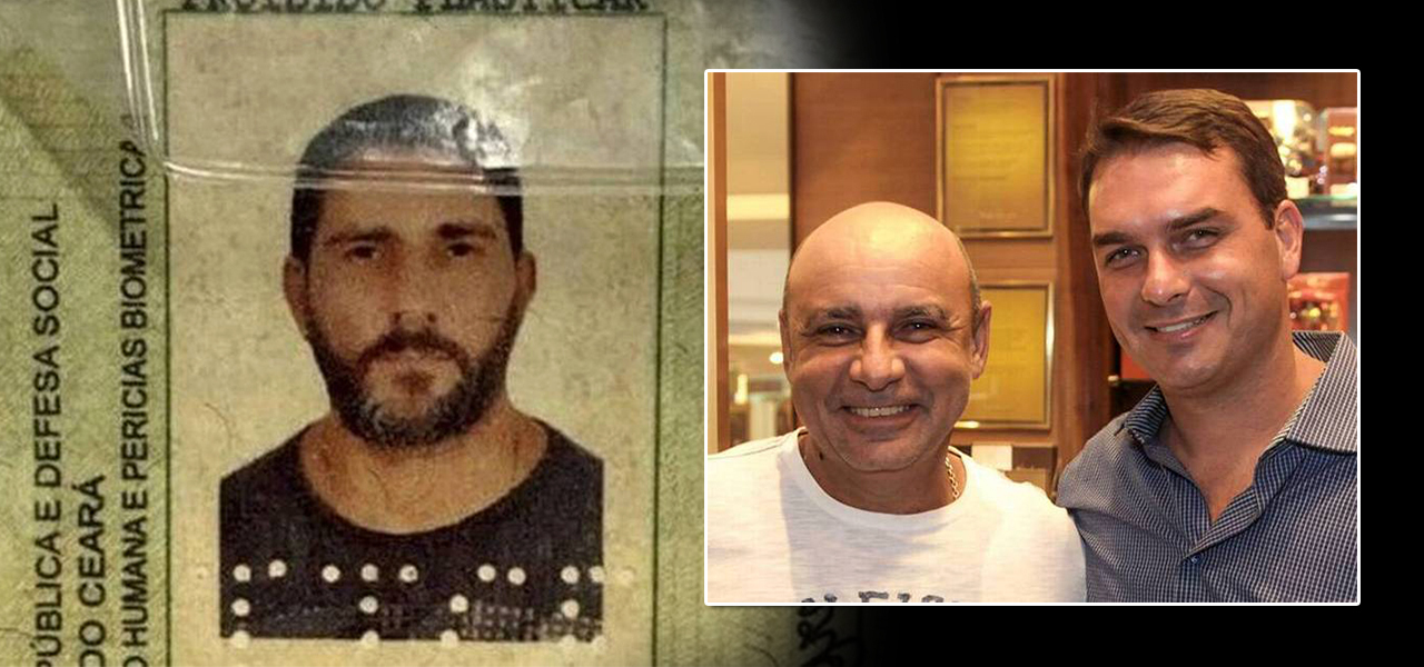 Adriano da Nóbrega, Fabrício Queiroz e Flávio Bolsonaro