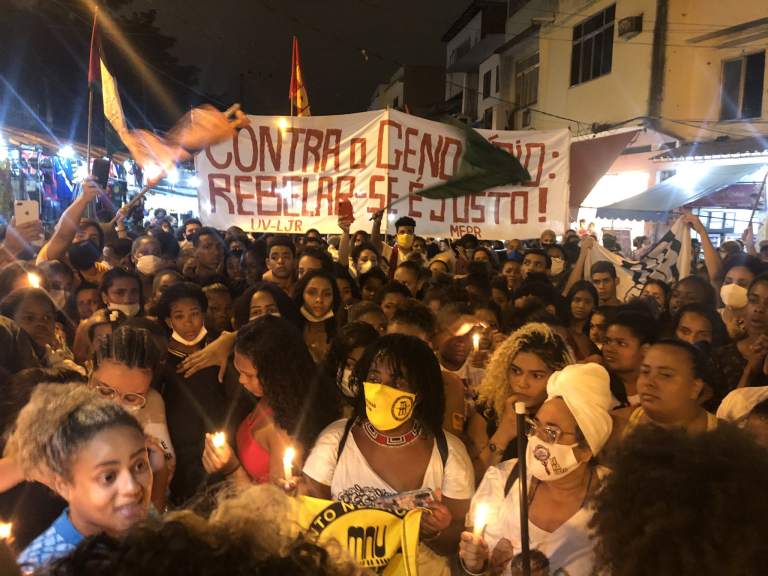 Manifestação contra Chacina do Jacarezinho