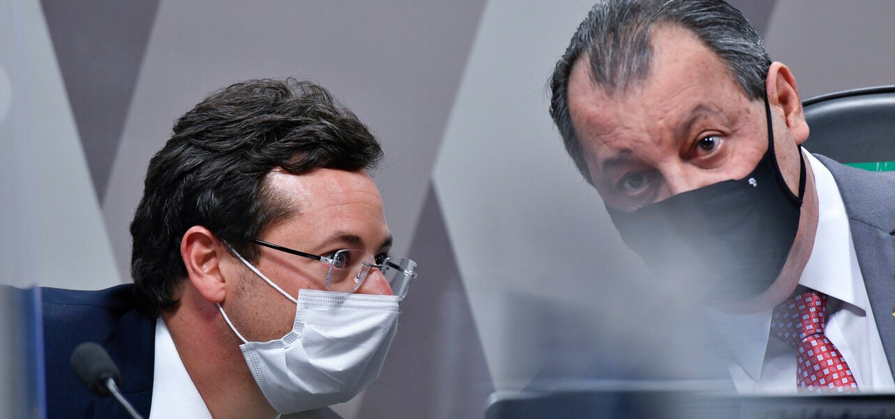 Fabio Wajngarten e Omar Aziz