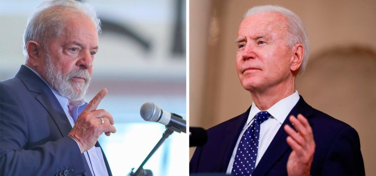 Lula e Joe Biden
